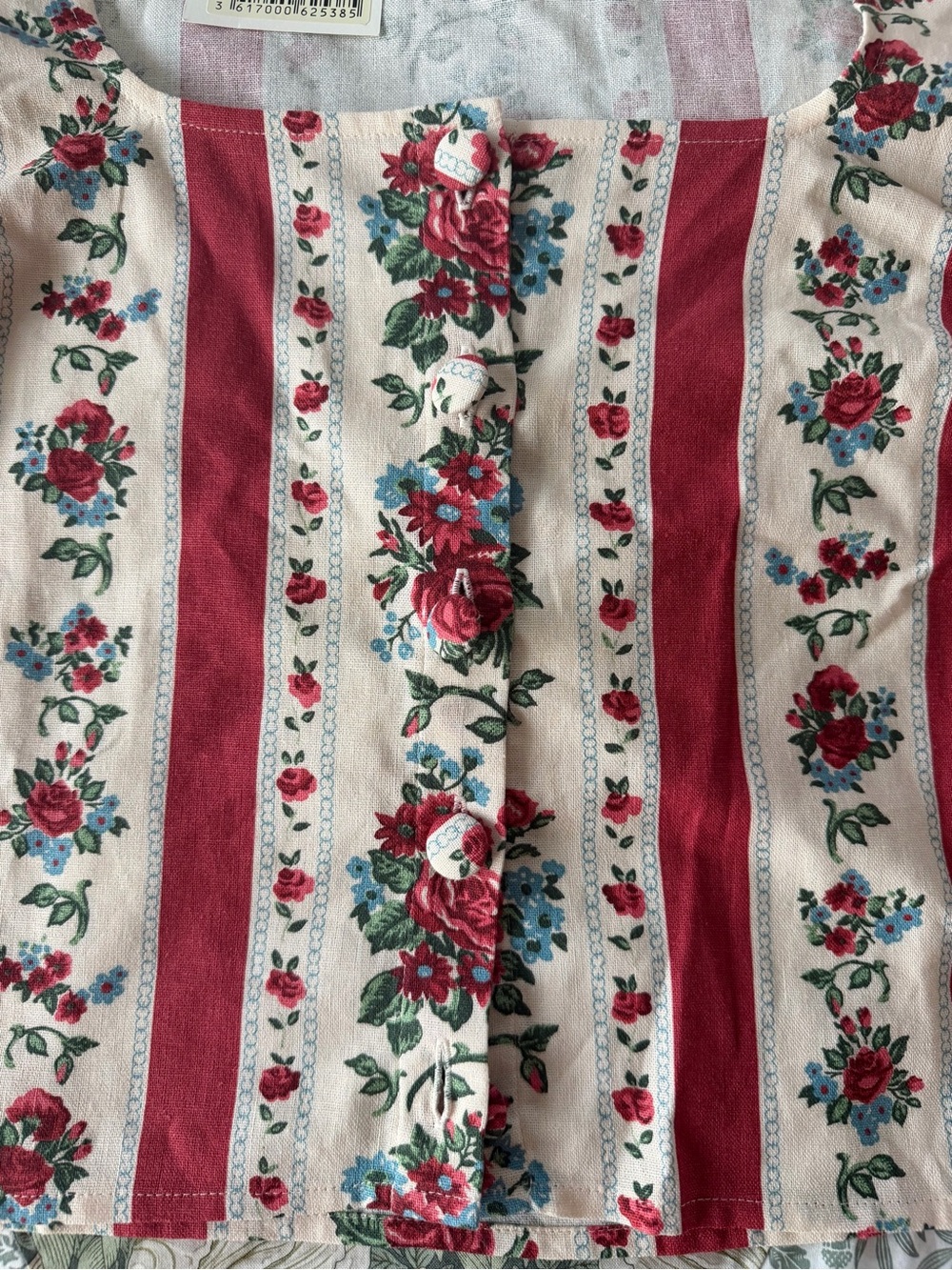 NWT Sézane Laurie Blouse Margaret Print - Size 8/40 - Picture 12 of 14